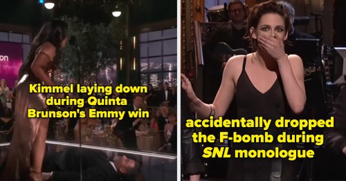 22 Shocking Celebrity Moments That I Still Can't Believe Were Caught On Live TV