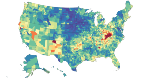 These Maps Show Where "Deaths Of Despair” Are Most Likely, Including Murder, Suicide, And Drugs