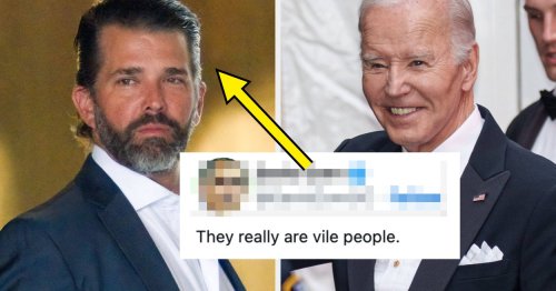 People Can't Believe This "Disgusting" Donald Trump Jr. Post About Joe Biden's Cancer Diagnosis Is Real
