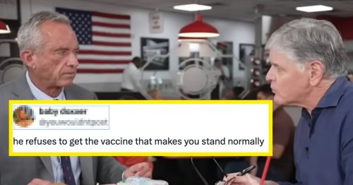RFK Jr.'s Steak 'N Shake Visit Has Spurred A New Meme, And People Are Questioning Why Conservative Politicians Can't Ever Stand Normally