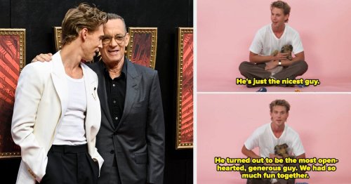 Austin Butler Talked About Meeting Tom Hanks For The First Time, And I'm So Jealous