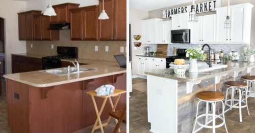 19 Kitchen Makeover Before-And-Afters That Made Me Say "Dang, That's Good"