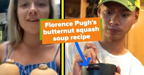 Florence Pugh's Unique Butternut Squash Soup Recipe Is Full Of Steps And Side Quests — I Braved Through It Anyway, And Discovered That It's Actually Quite Bomb
