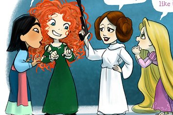 What If The Disney Princesses All Lived Together?