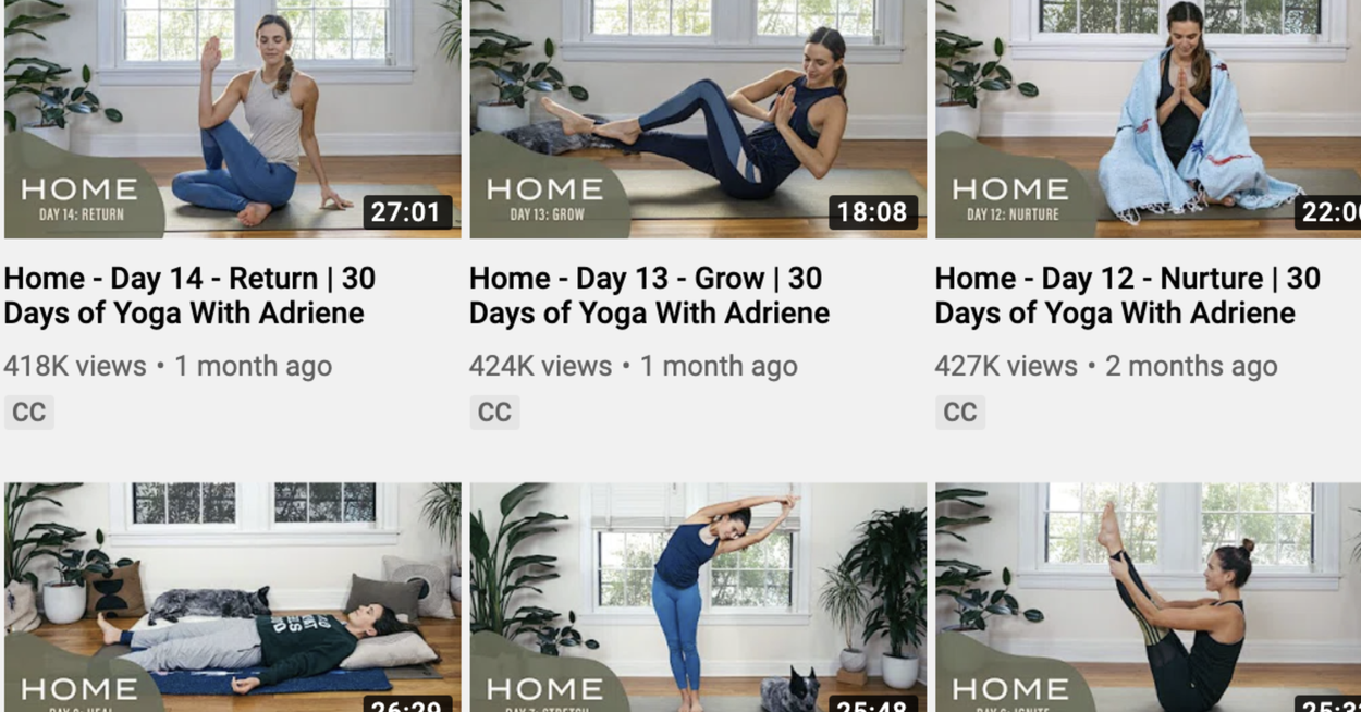 15 Online Workouts You Can Do At Home Instead Of At The Gym