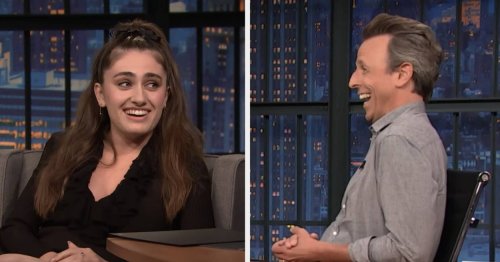 Rachel Sennott Spoke Candidly With Seth Meyers About Blowing One Of His Interns, And This New Generation Puts The B In Brave