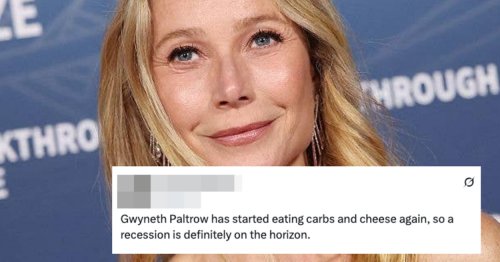 Gwyneth Paltrow Said She's Eating Carbs And Cheese Again, And The Internet's Reaction Is Priceless