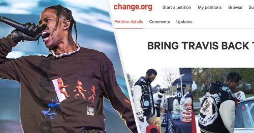 Travis Scott Fans Seemingly Faked Over 60,000 Signatures On A Petition For Him To Be Allowed To Perform At Coachella After He Was Removed From The Lineup Following The Astroworld Tragedy