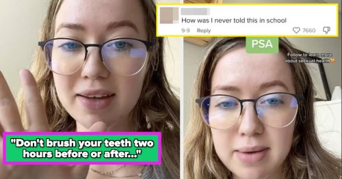 The Internet Is Warning People Not To Brush Their Teeth After Oral Sex, So I Went To An Expert For The Truth