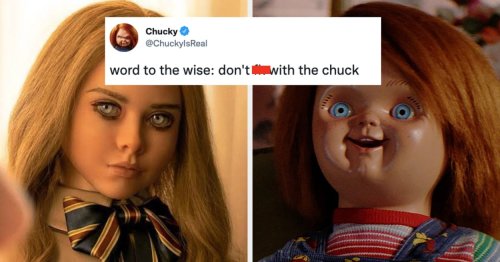 Chucky The Doll Is Feuding With "Viral Sensation" Megan, And Things Are