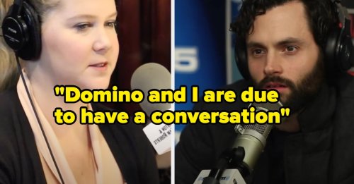 Amy Schumer Explained To Penn Badgley Why She Fired His Wife From Being Her Doula