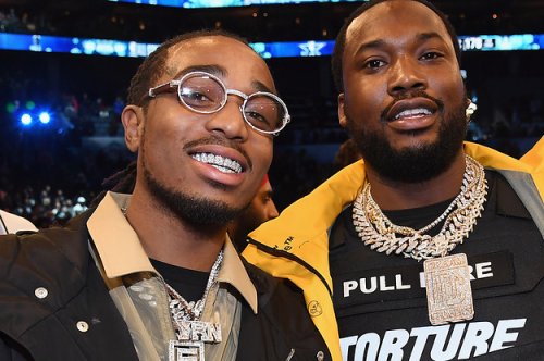 Quavo Appears to Celebrate Winning Bet With Meek Mill After Hawks Beat Sixers