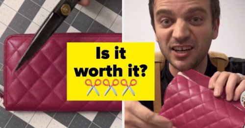 "Is It Worth It?": This TikToker Is Going Viral For Slicing Open Designer Goods To Show How Much They're Really Worth, And It's Eye-Opening
