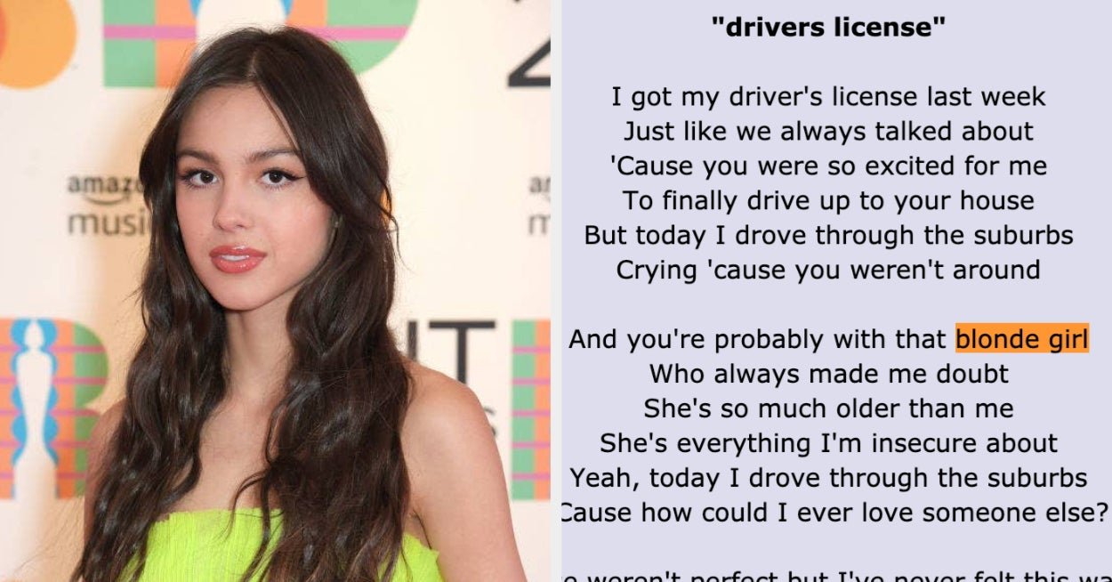 Olivia Rodrigo Opened Up About Speculation Over Her Private Life And Explained Why She Changed The Lyrics To Blonde In Drivers License Flipboard