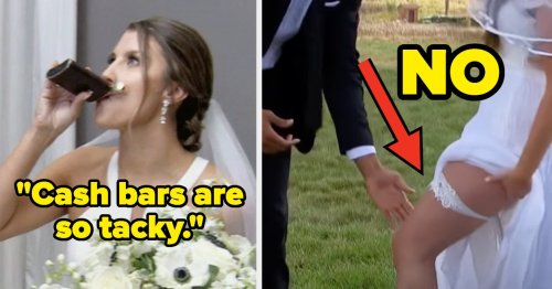 23 Things About American Weddings That Non-Americans Find Shocking, Unnecessary, And, Honestly, Weird