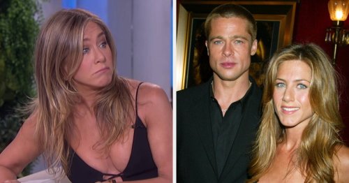 Jennifer Aniston Made A Rare Joke About Her And Brad Pitt’s Divorce Years After Addressing Speculation That They Were Rekindling Things When Their Cute Reunion Broke The Internet