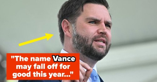 In A Surprise To Literally No One, Parents Aren't Naming Their Kids "Vance" Anymore