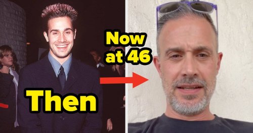 Every "Hot Guy" You Grew Up Loving Is Now 40 Or Older, And Here's What They Look Like Now