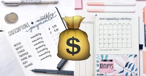 21 Borderline Genius Bullet Journal Spreads For Tracking Your Finances