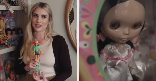 Emma Roberts Showed Off Her "Doll Wall," And It's Officially The Creepiest Thing I've Ever Seen In My Entire Life