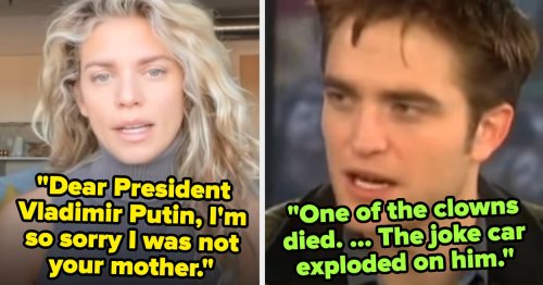 28 Times Celebrities Said Something So Ridiculously Bizarre, It Was Burned Into My Memory