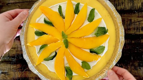 No-Bake Summer Mango Pie Recipe by Tasty