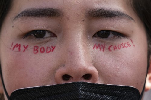 Powerful Photos Show People Protesting The Leaked Draft Opinion On Abortion