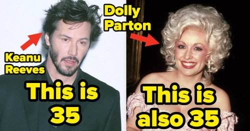 This Is What 35 Years Old Looks Like For 68 Celebs Throughout The Past 50 Years