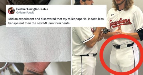 People Are Absolutely Roasting Major League Baseball's New See-Through Pants, And Here Are The 21 Funniest Reactions About 'Em