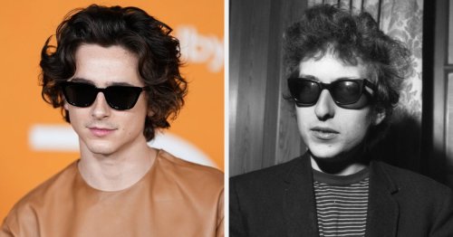 Here's An Early Look At Timothée Chalamet In Costume As Bob Dylan For An Upcoming Biopic