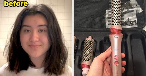 I've Been Using This Viral Brush To Tame, Smooth, And Style My Frizz-Prone Hair For Months Now, And It's SO Good
