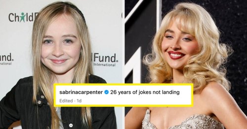 Sabrina Carpenter Seemingly Made A Joke About Her Cringeworthy Digital Footprint In Her Birthday Instagram Caption, And It Did Not Go Down Well