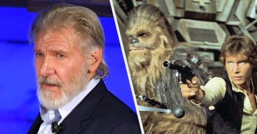 Harrison Ford's Beautiful Dedication To Peter Mayhew At The Galaxy's Edge Ceremony Will Make You Emotional
