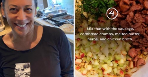 Kamala Harris Shared Her Thanksgiving Stuffing Recipe And It Looks Legitimately Delicious