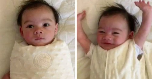 This Baby Loves Being "Unwrapped" And The Video Will Make You LOL
