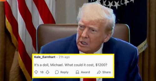 Trump Just Said The Quiet Part Loud When Reporters Asked Him About Potential Tariff-Driven Shortages And Empty Shelves