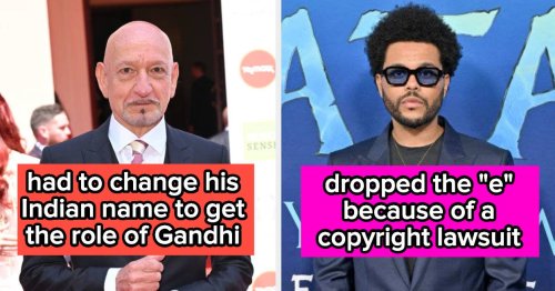 17 Celebs Who Were Pretty Much Forced To Change Their Name Professionally Or Personally