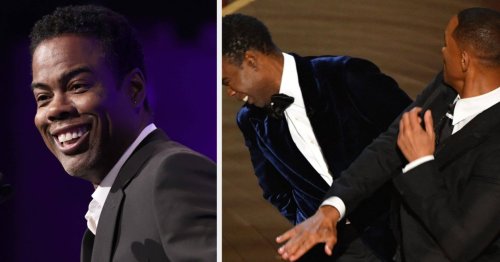 Chris Rock Joked About The Will Smith Oscars Slap After Dave Chappelle Was Attacked On Stage