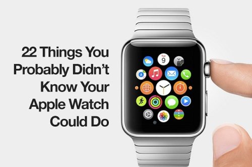 22 Things You Probably Didn’t Know Your Apple Watch Could Do
