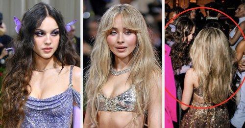 Olivia Rodrigo And Sabrina Carpenter Were Pictured Chatting At The Met Gala After All That “Drivers License” Drama With Joshua Bassett And Fans Are Dying To Know What They Were Talking About