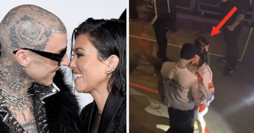 People Feel Really Sorry For Penelope Disick After She Was Left Standing “Awkwardly” While Kourtney Kardashian And Travis Barker Shamelessly Made Out