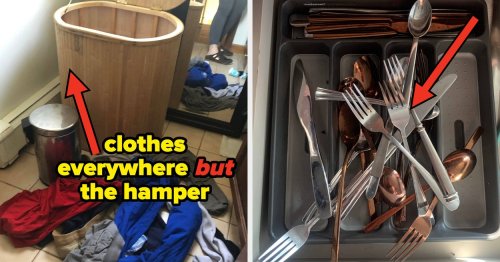19 Vile Photos That Perfectly Capture The Mess Of Living With A Man (I'm Begging You To Put Your Clothes IN The Hamper)