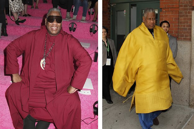 Vogue's André Leon Talley Was A Fashion Icon. Here Are His Looks Through The Decades.