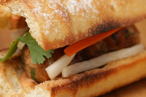 Brush Up Your Vietnamese-Style Cooking Chops With This Banh Mi Meatball Sandwich