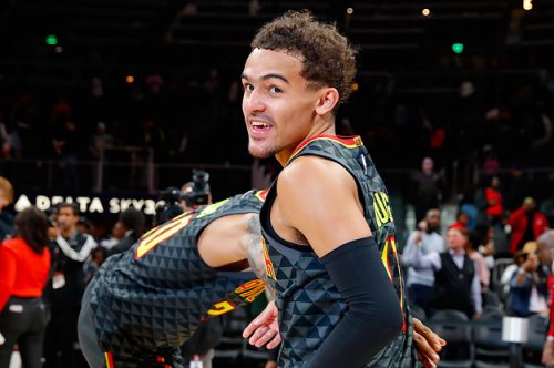 Trae Young Reacts to Viral Clip of His Ex Getting Phone Grabbed by Boyfriend CeeDee Lamb During NFL Draft