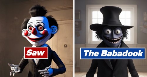 I Asked AI To Turn Horror Movie Villains Into Pixar Characters, And It Made Them Less Scary