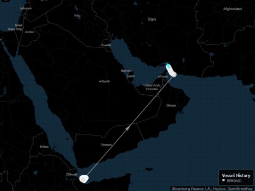 Iran Ship Linked to Houthi Attacks Sails Home Amid Israel Threat
