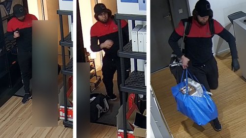 Mitarbeiterin mit Pistole bedroht und Apple-Geräte geklaut