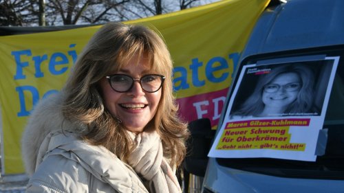 „Glücksrad"-Fee Maren Gilzer will am Sonntag Bürgermeisterin werden