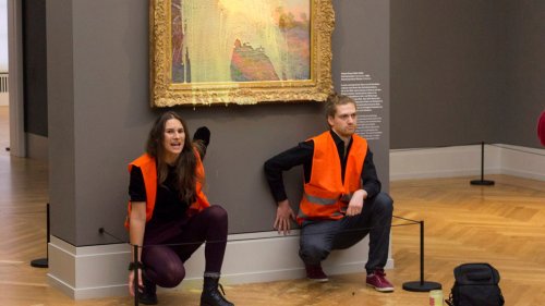 Beschmiertes Monet-Bild wird weiterhin restauriert